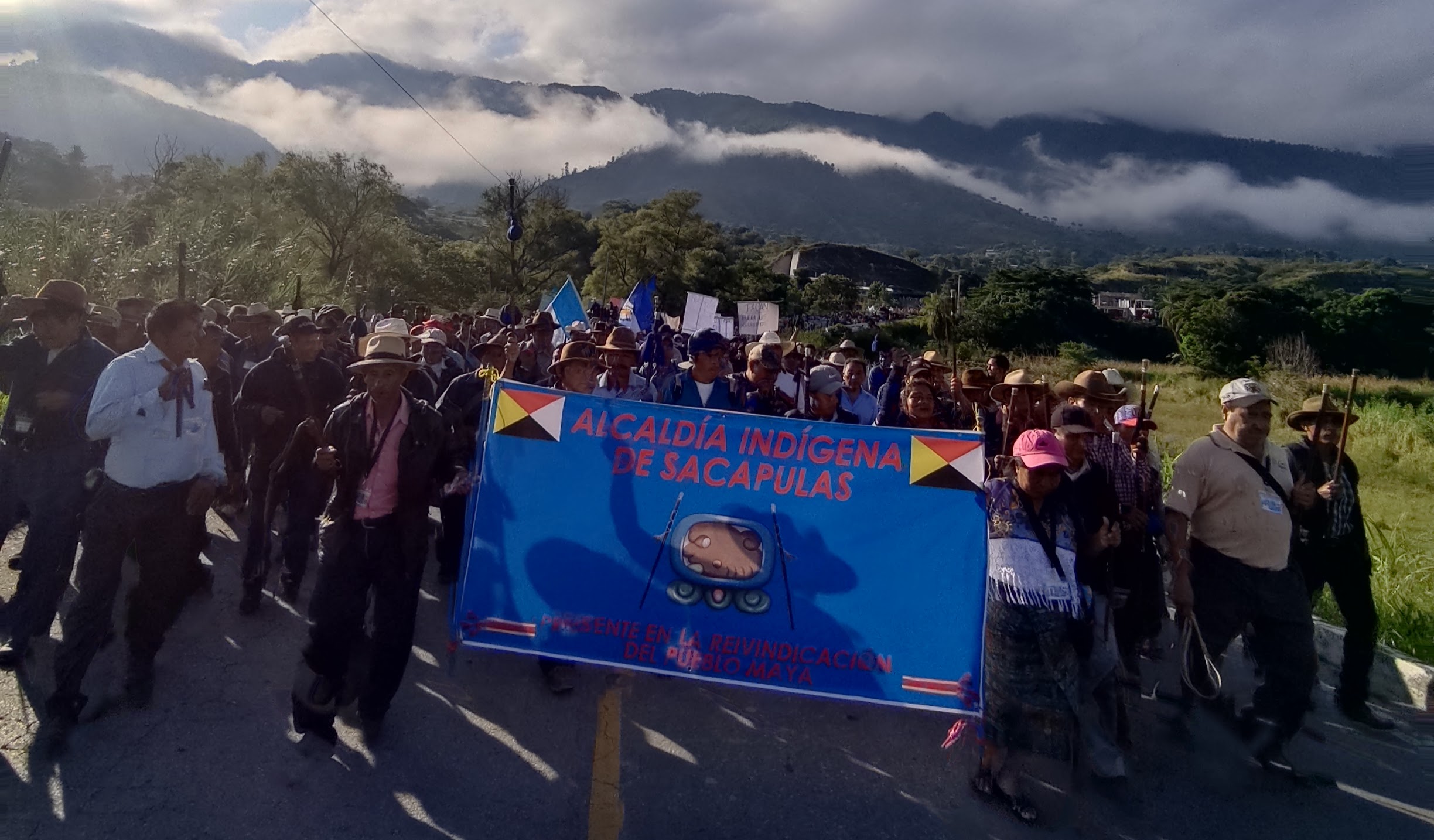 Manifestacion Autoridades Ancestrades de Sacapulas